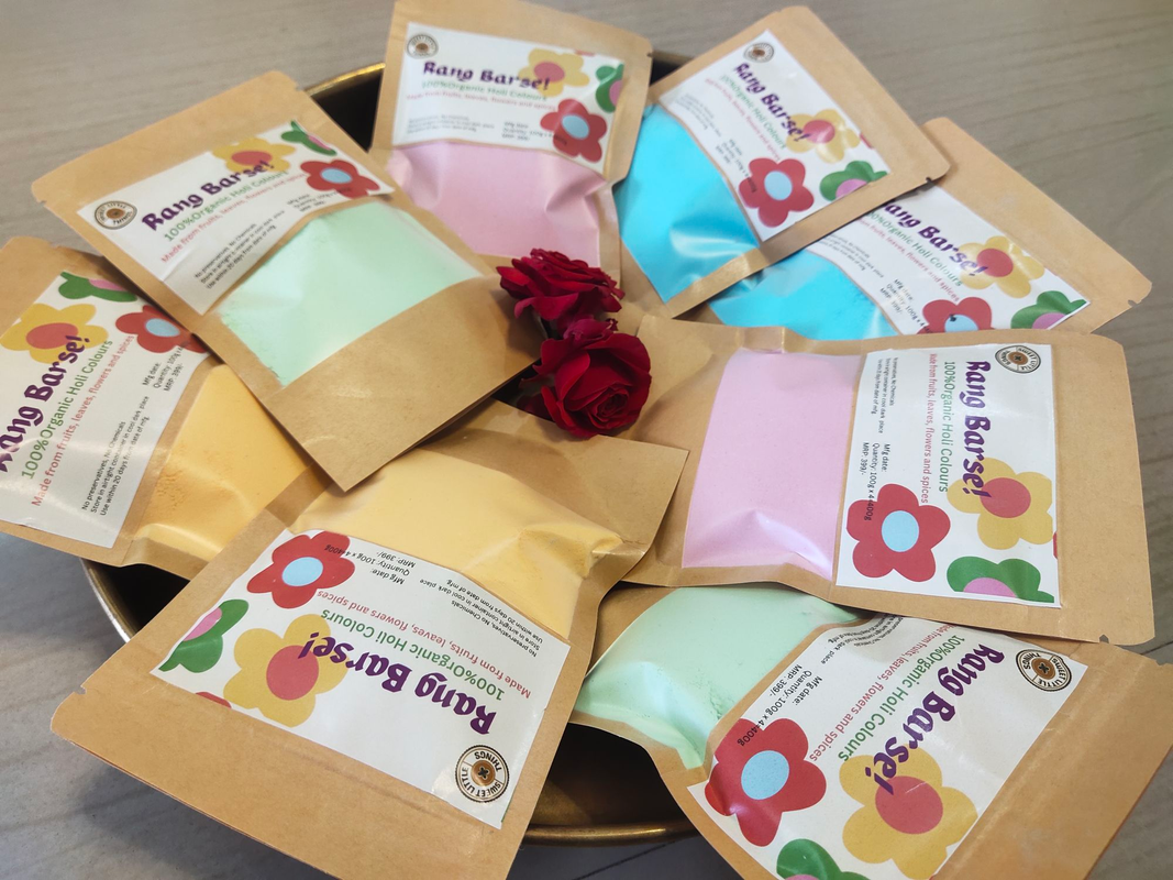 Handmade Organic Holi Colours